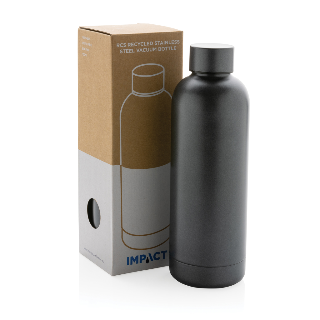 Impact Vakuumflasche aus RCS recyceltem Stainless-Steel