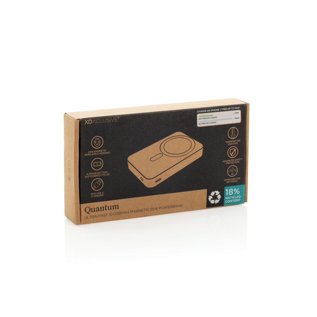 Quantum RCS Ultra-Fast 25W 10.000mAh magnetische Powerbank