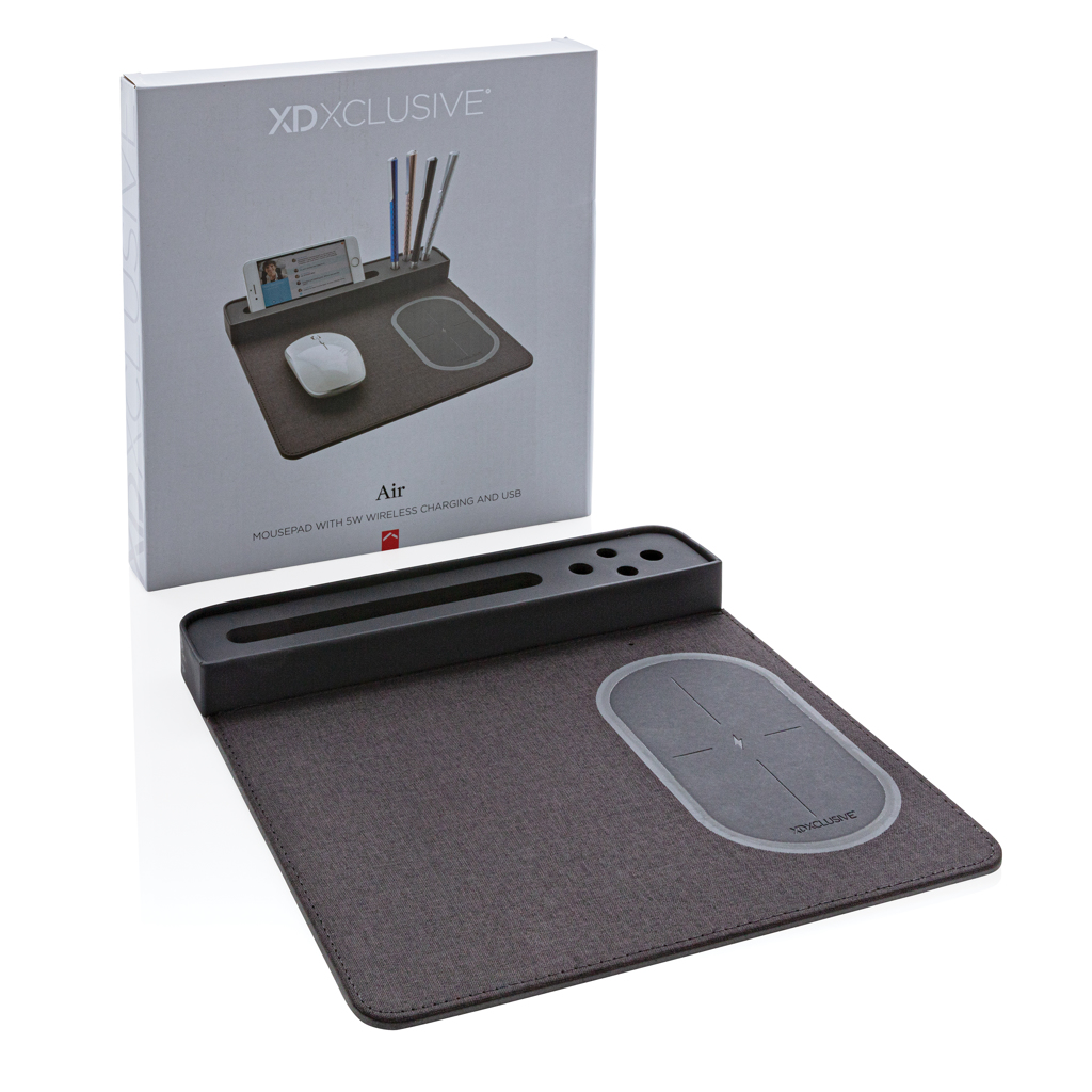Air Mousepad mit 5W Wireless Charger und USB