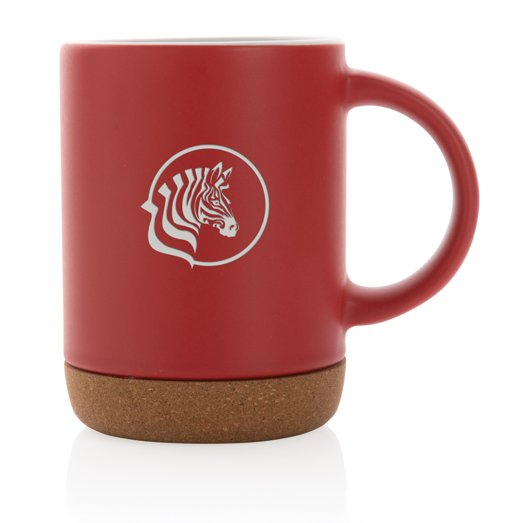 Keramikbecher mit Korkboden, 280ml