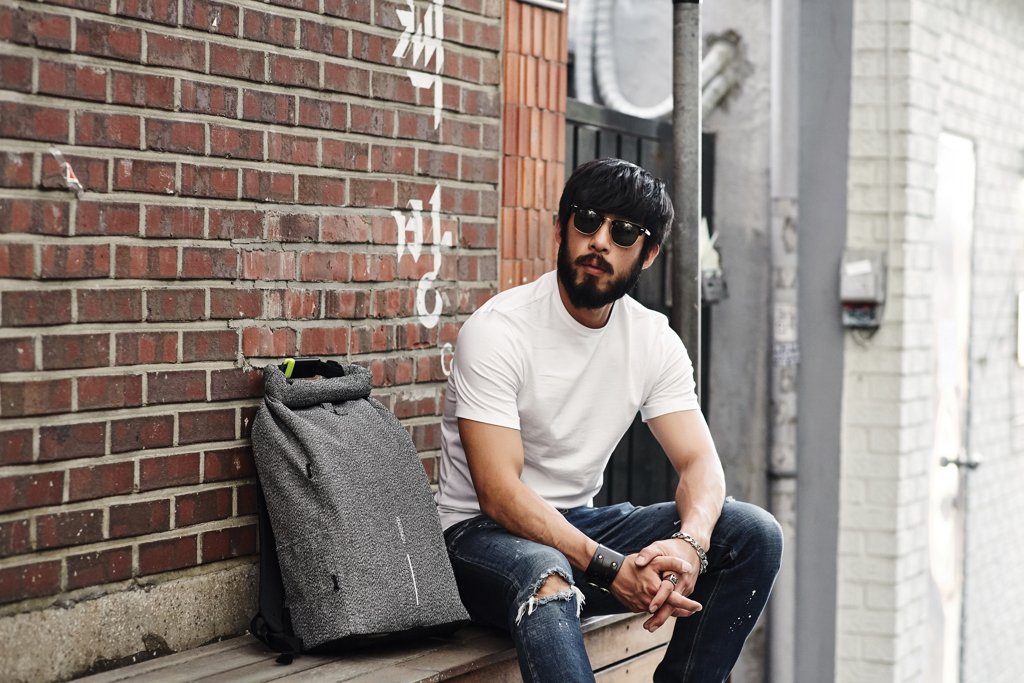 Urban schnitthemmender Anti-Diebstahl-Rucksack