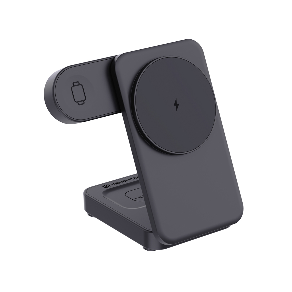 Urban Vitamin Arcadia 15W 3in1 Magnet-Charger aus RCS rABS