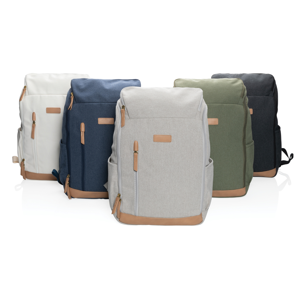 Impact AWARE™ 16 oz. r recyceltem canvas 15" Laptop-Rucksack