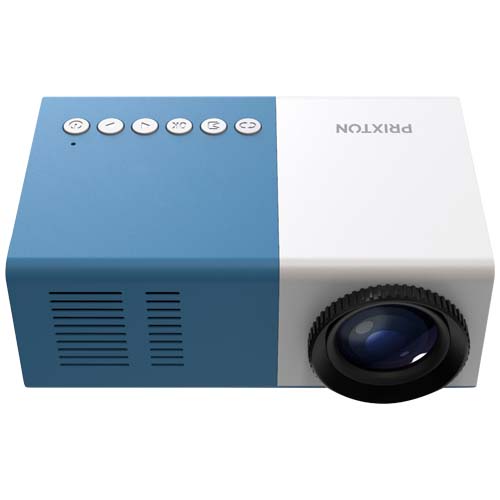 Prixton Mini Pro Cinema Beamer - blau / weiss