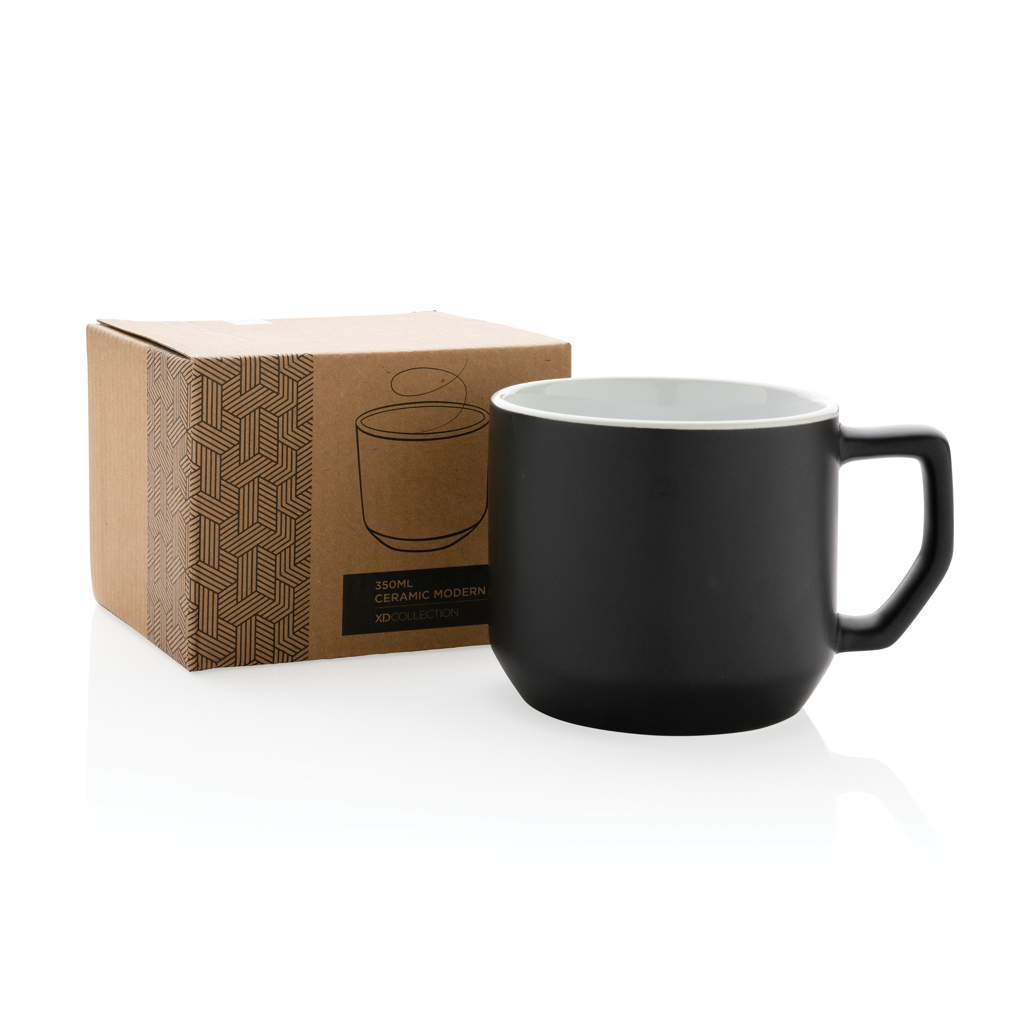 Moderne Keramiktasse, 350ml