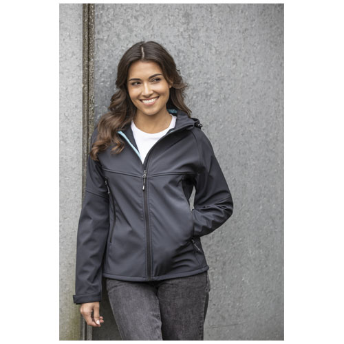 Coltan Softshelljacke aus recyceltem Material für Damen - navy / XS