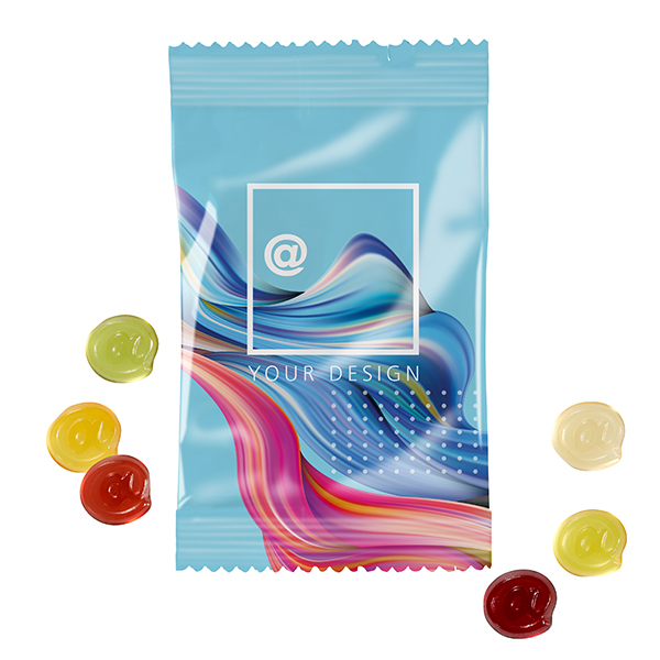 Fruchtgummi 15g Tüten - @ Zeichen