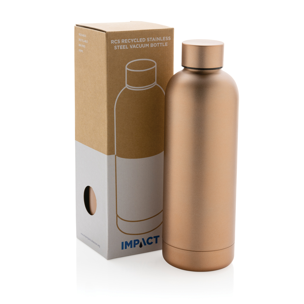 Impact Vakuumflasche aus RCS recyceltem Stainless-Steel