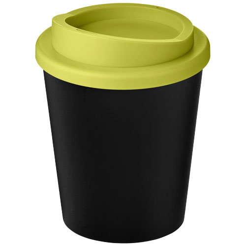 Americano® Espresso Eco 250 ml recycelter Isolierbecher  - schwarz / limone