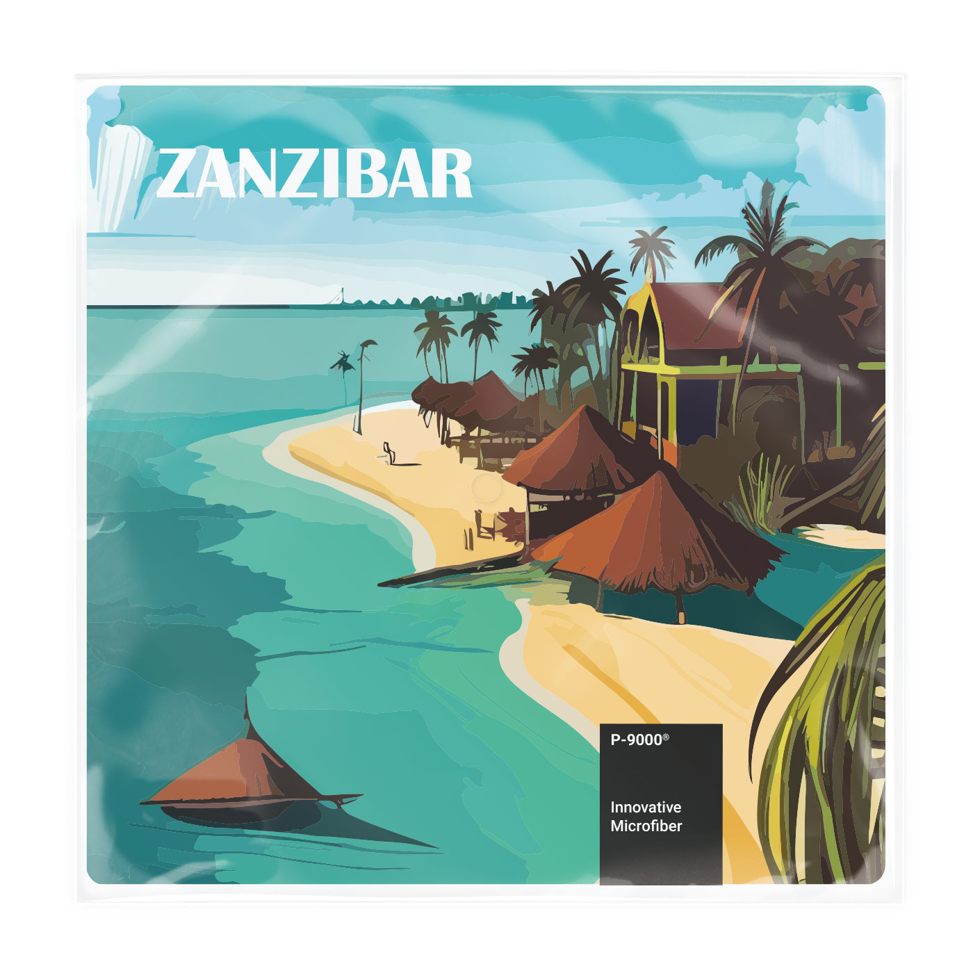 POLYCLEAN Displaytuch 18x18 cm im Polybeutel, All-Inclusive-Paket