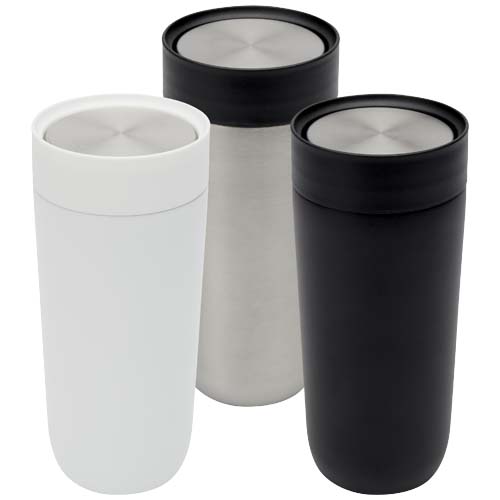 Camden 350 ml RCS-zertifizierter Becher aus Edelstahl mit Keramikauskleidung - weiss