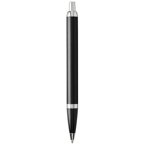 Parker IM Kugelschreiber (blaue Mine) - schwarz / chrom