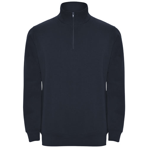 Aneto 280 g/m² Pullover mit Viertelreißverschluss - marineblau / S