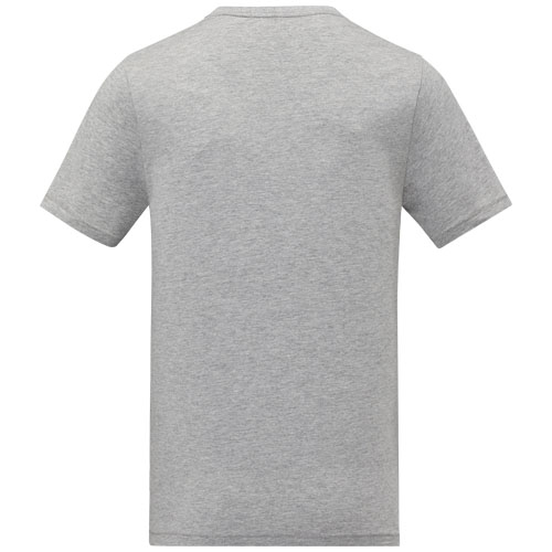 Somoto T-Shirt mit V-Ausschnitt für Herren   - heather grau / XS