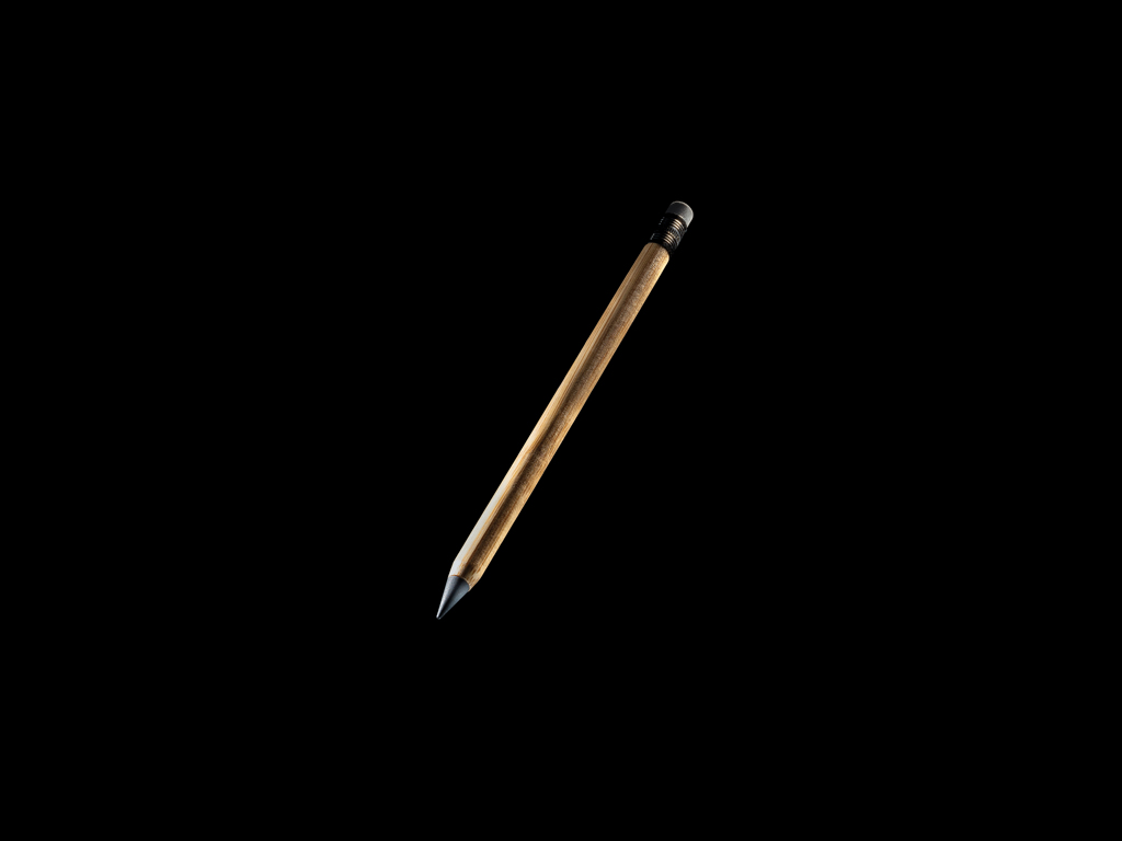 Bambus Infinity-Stift mit Radiergummi