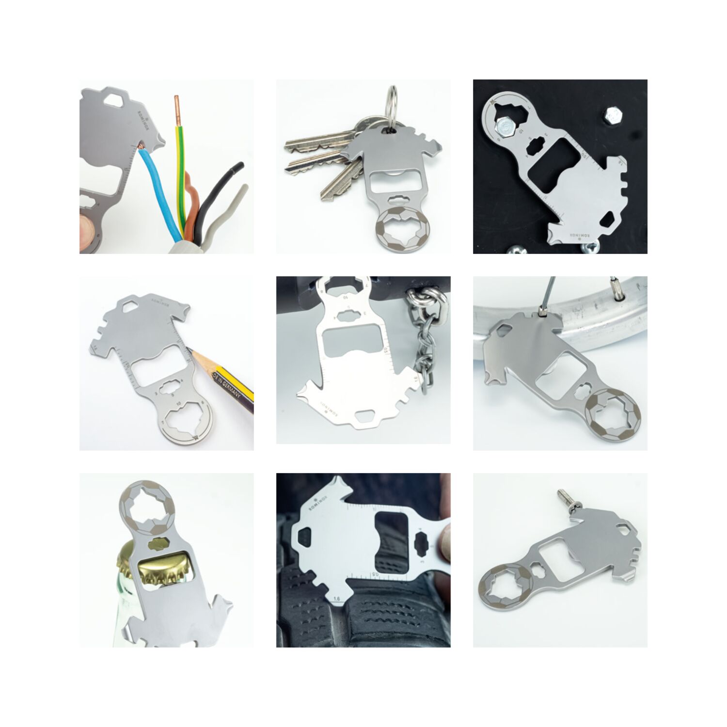 ROMINOX® Key Tool // Football - 18 Funktionen