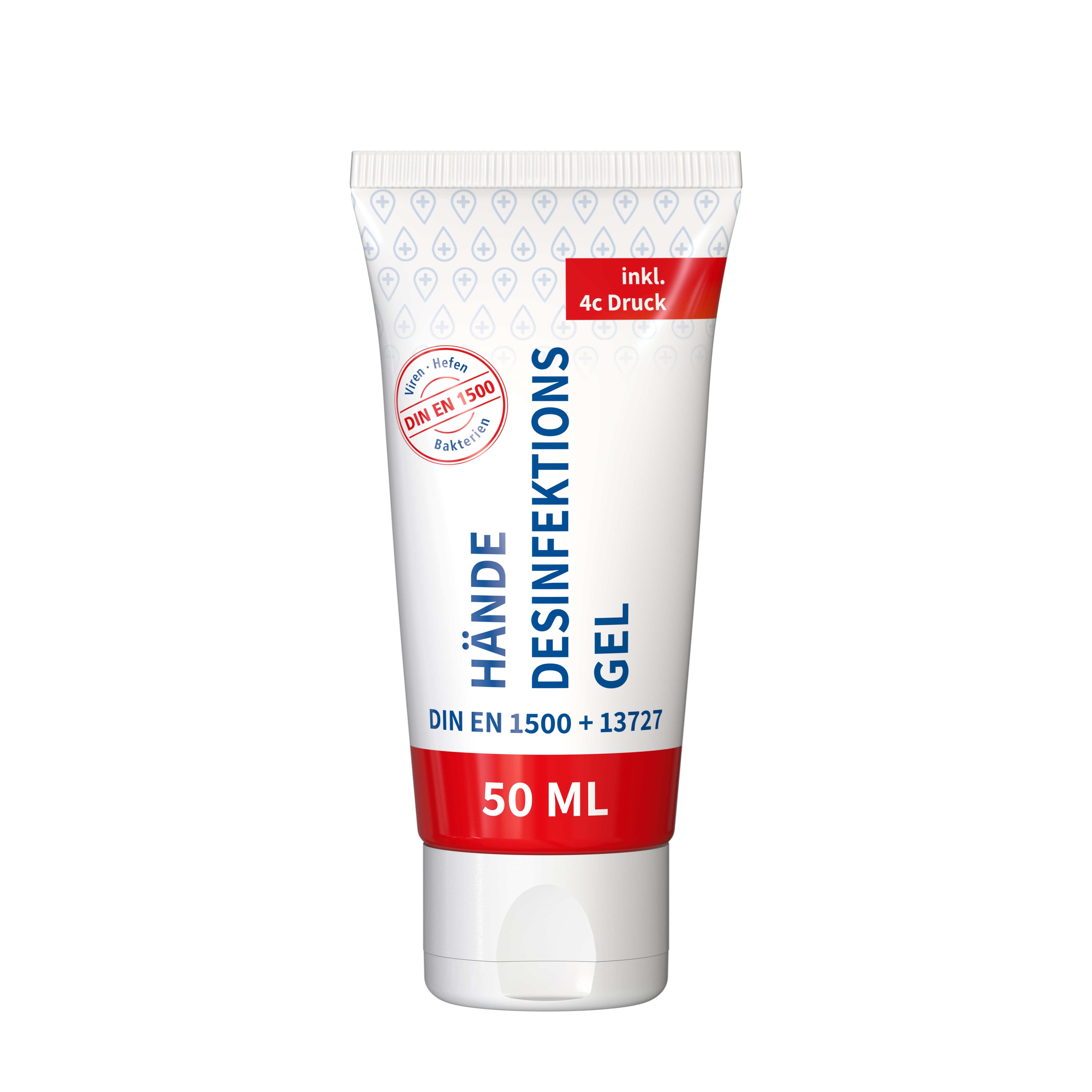 Hände-Desinfektionsgel (DIN EN 1500), 50 ml Tube