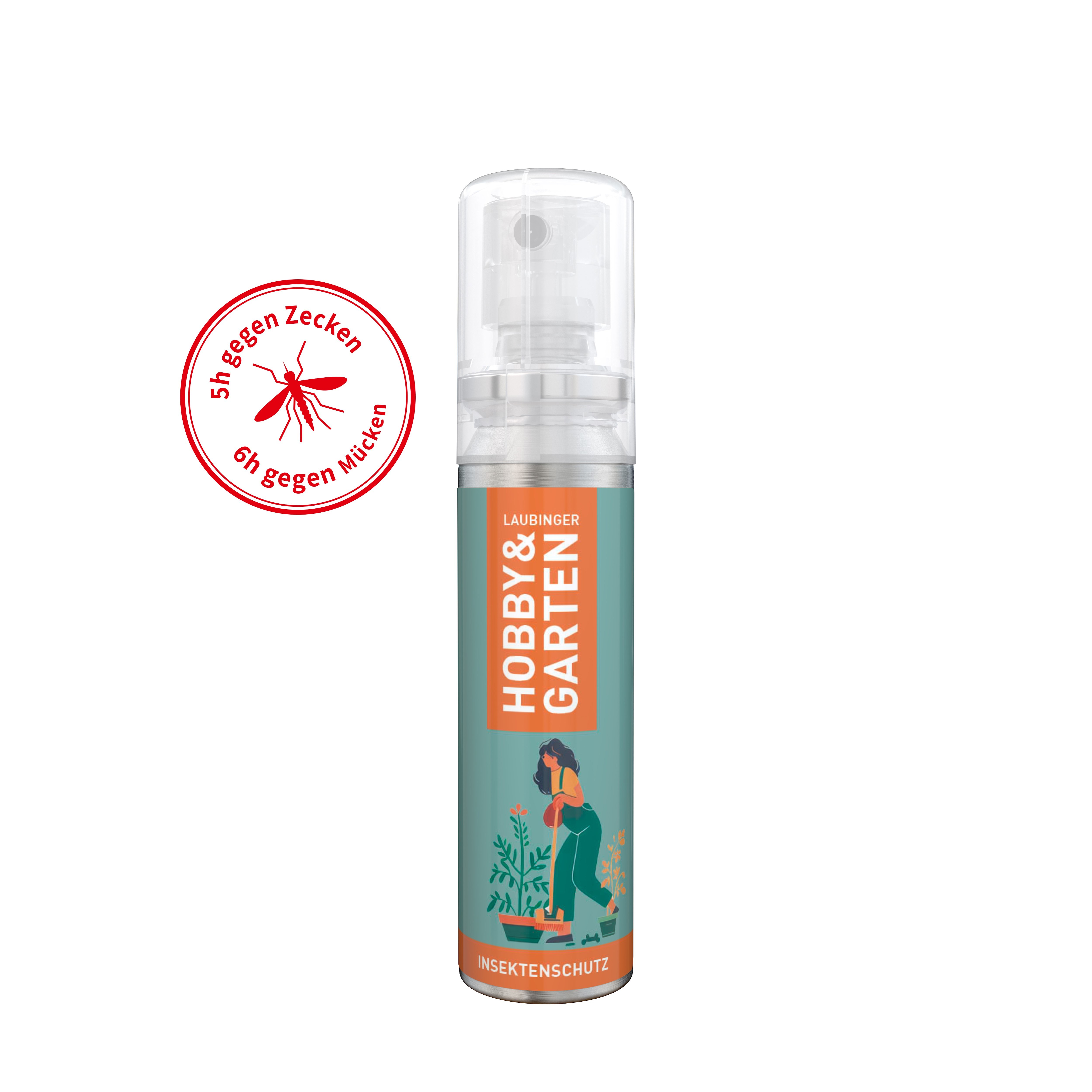 Insektenschutzspray (sensitiv), 20 ml, Body Label transparent