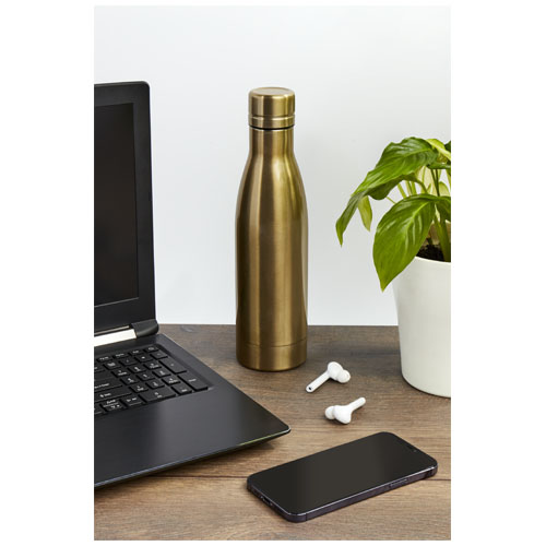 Vasa 500 ml Kupfer-Vakuum Isolierflasche - schwarz