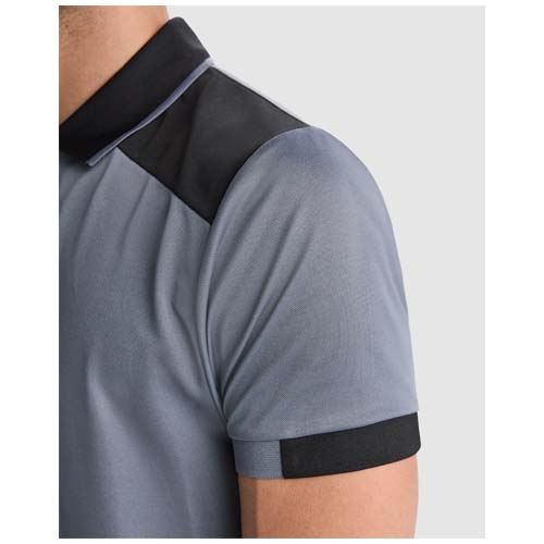 Samurai Kurzärmeliges Poloshirt mit antibakterieller Wirkung, 160 g/m2, unisex  - marineblau / royalblau / S