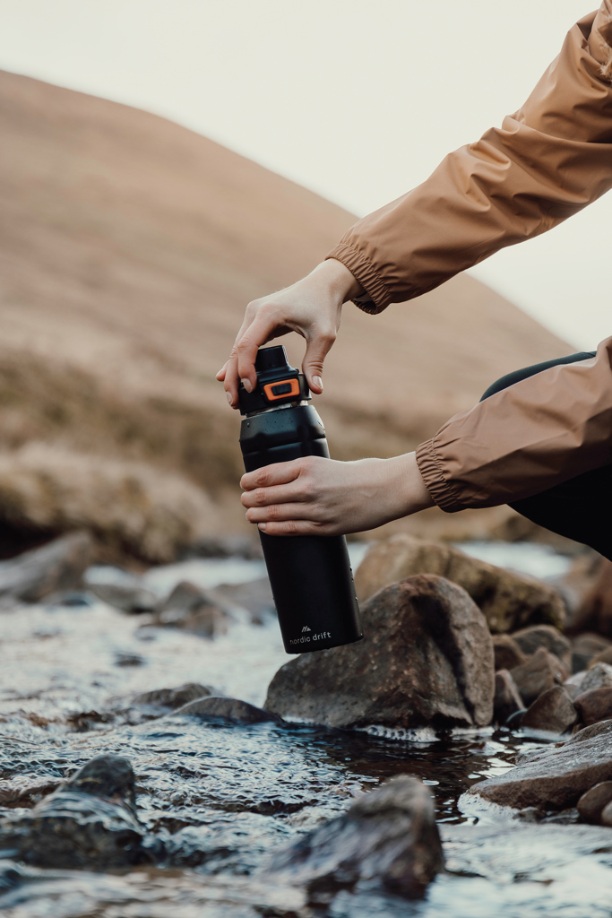 Nordic Drift Trail isolierte verschließbare RCS Sportflasche