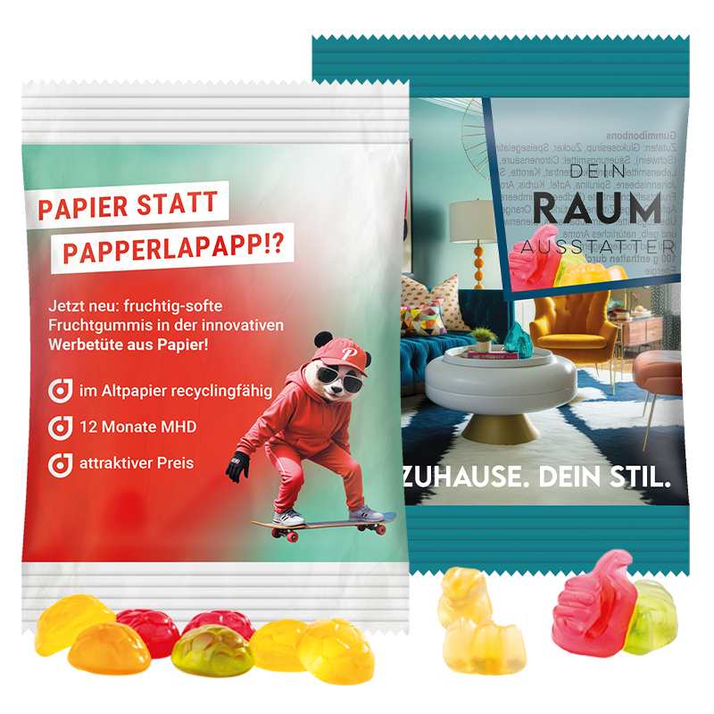 Minitüte 15 g Trolli Fruchtgummi Weihnachtsmischung
