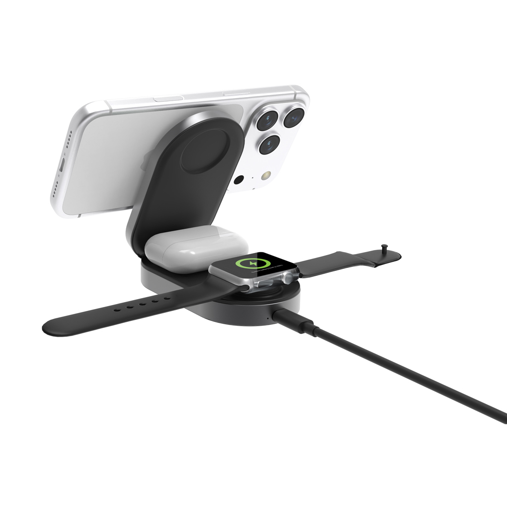 Quantum Ultra-Fast 3-in-1 25W faltbarer Wireless Charger