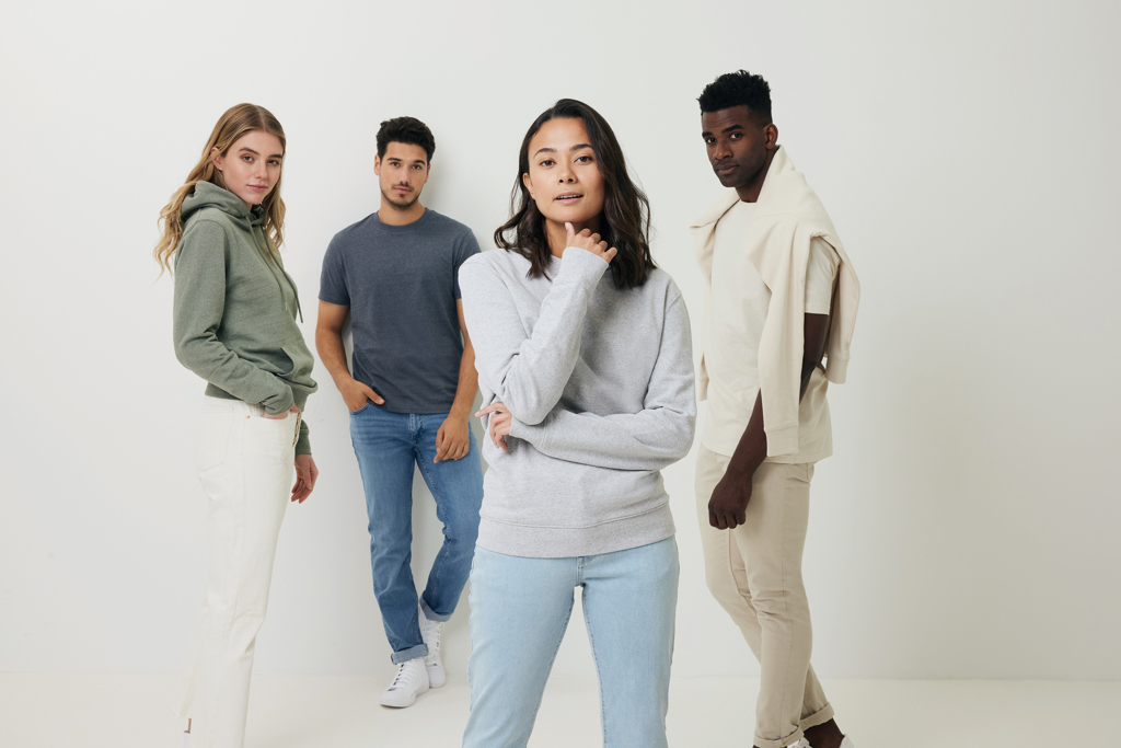 IQONIQ Manuel ungefärbtes T-Shirt aus recycelter Baumwolle