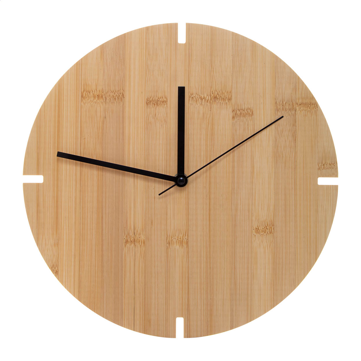 Wanduhr aus Bambus