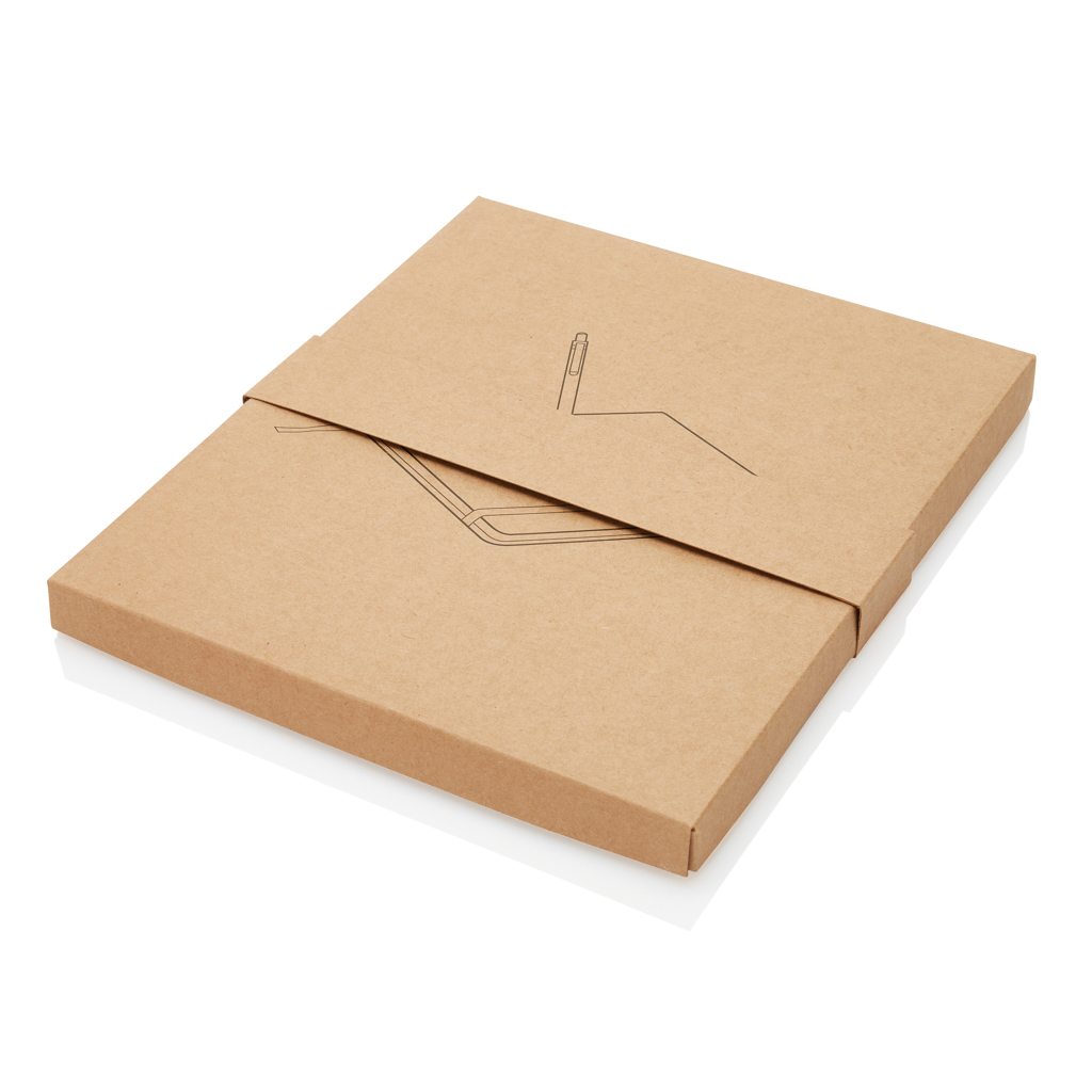 Kork A5 Notizbuch mit Bambus Stift und Stylus