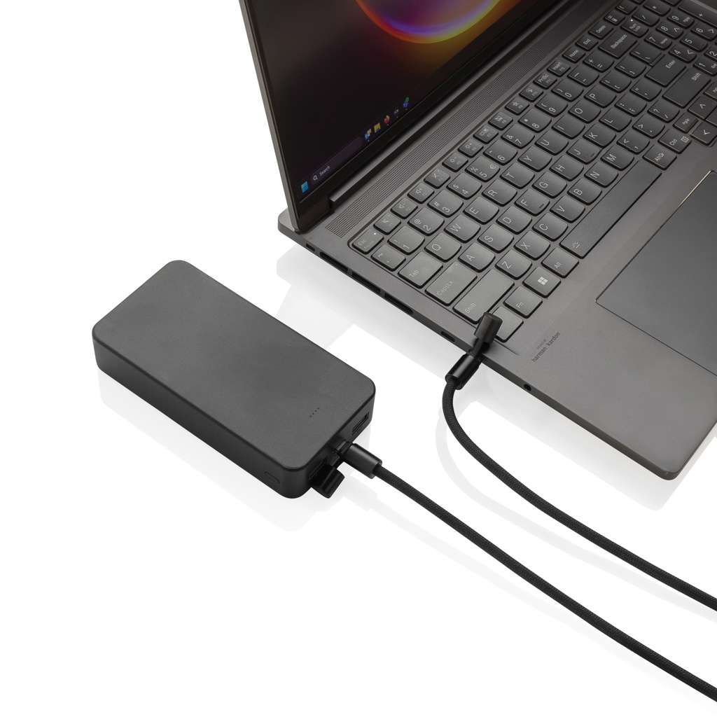 LoopAmp verstellbares 160cm 60W Telefonkabel aus RCS rPET