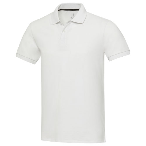 Emerald 200 g/m² Aware™ Polo Unisex aus recyceltem Material - weiss / XS