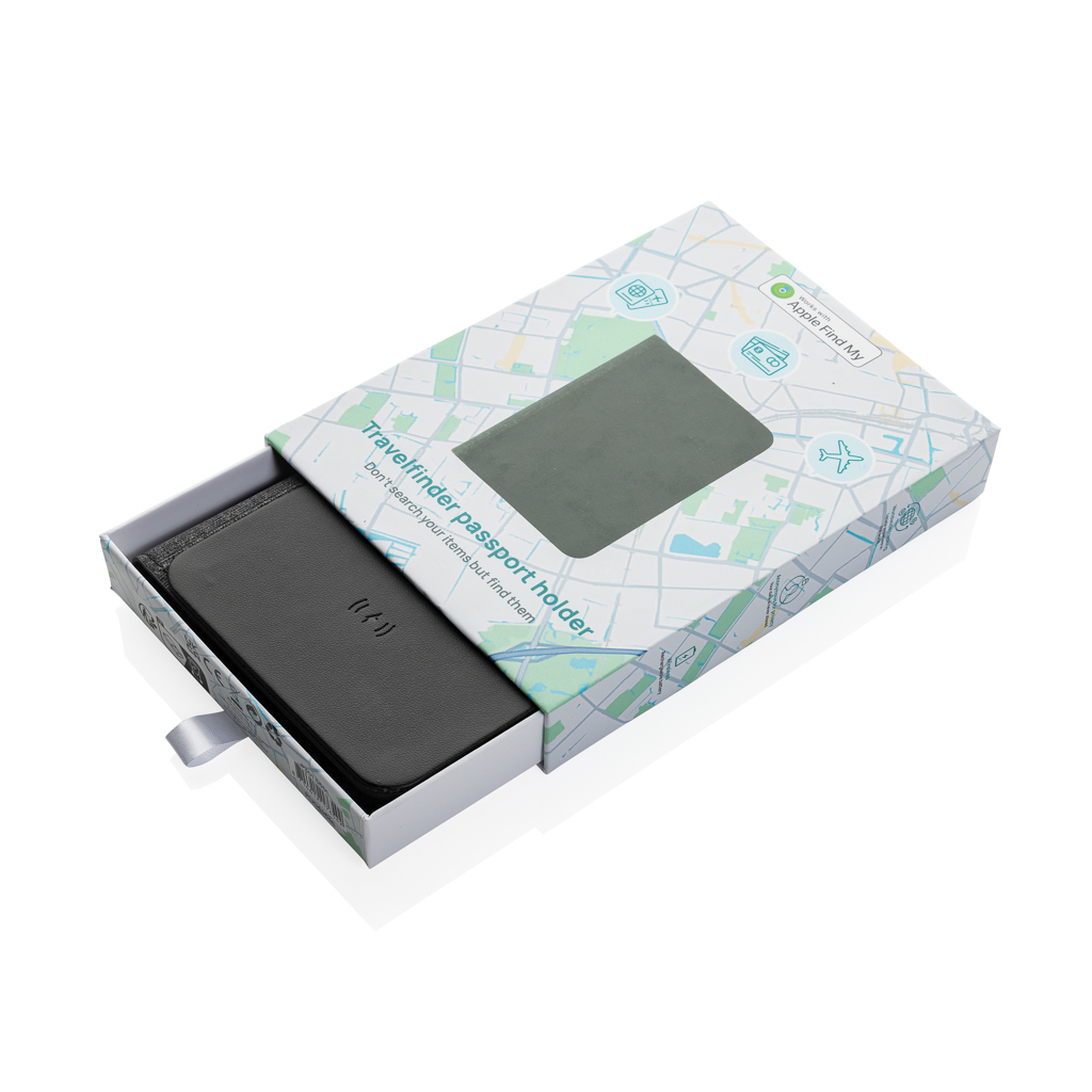 Travelfinder RCS Polyester Passtasche mit weltweiter Ortung