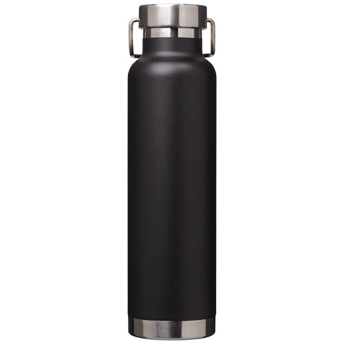Thor 650 ml Kupfer-Vakuum Isoliersportflasche - schwarz