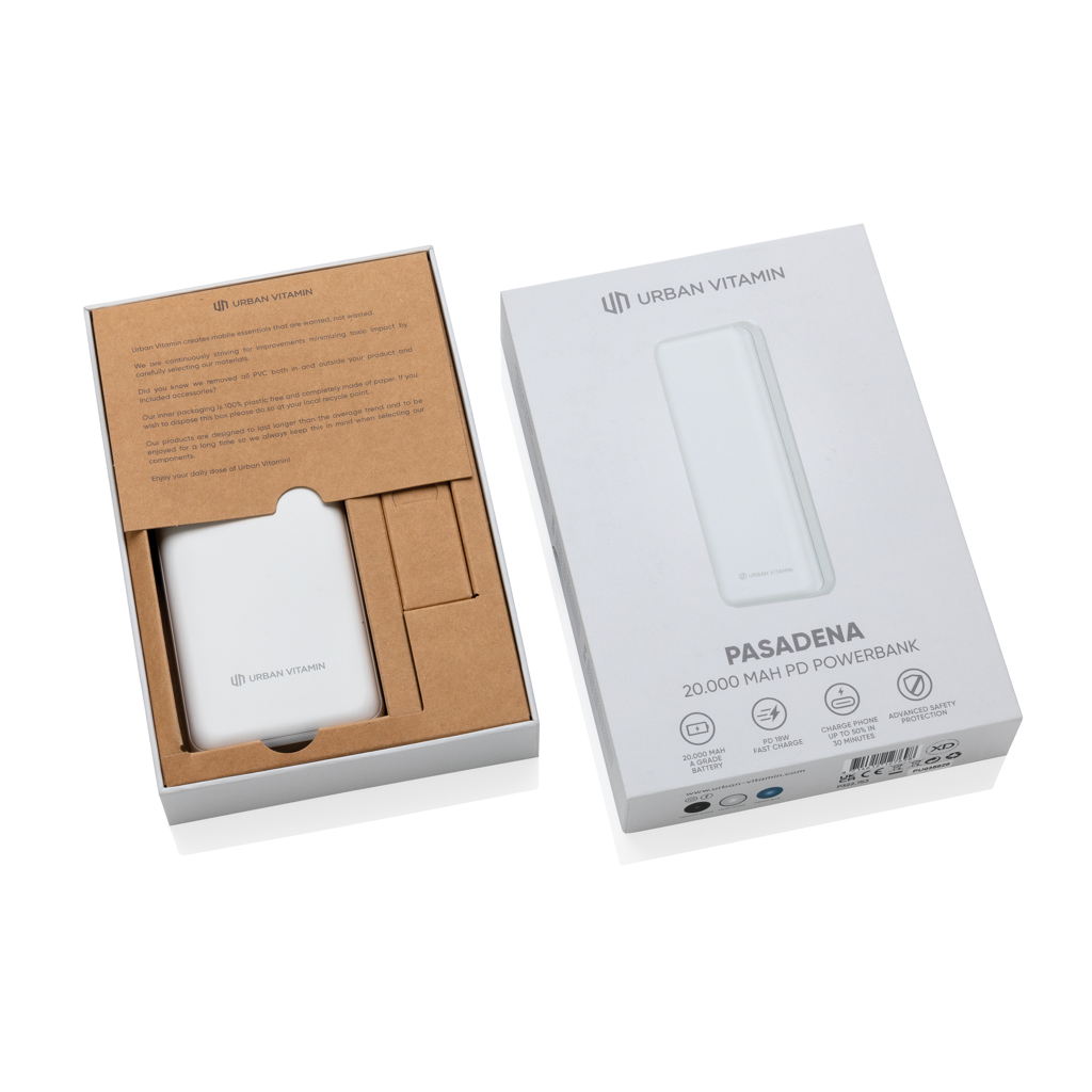 Urban Vitamin Pasadena 20.000mAh 18W PD Powerbank