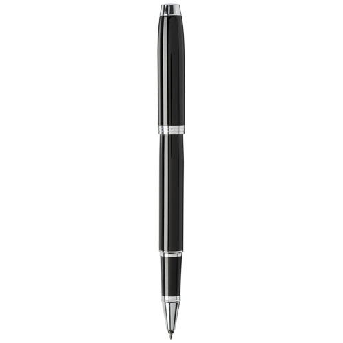 Parker IM Tintenroller (schwarze Mine) - schwarz / chrom