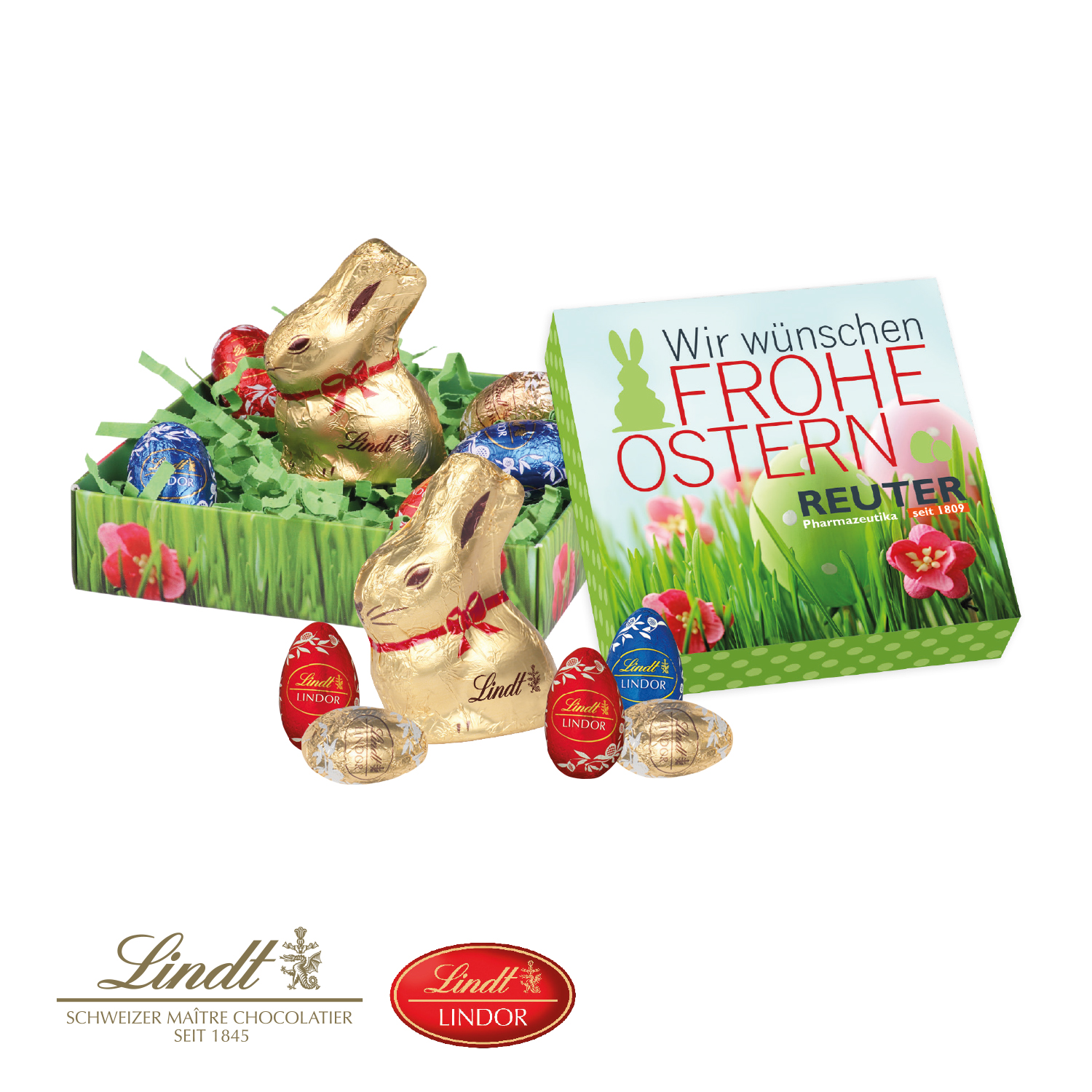 Osternest mit Schokolade von Lindt