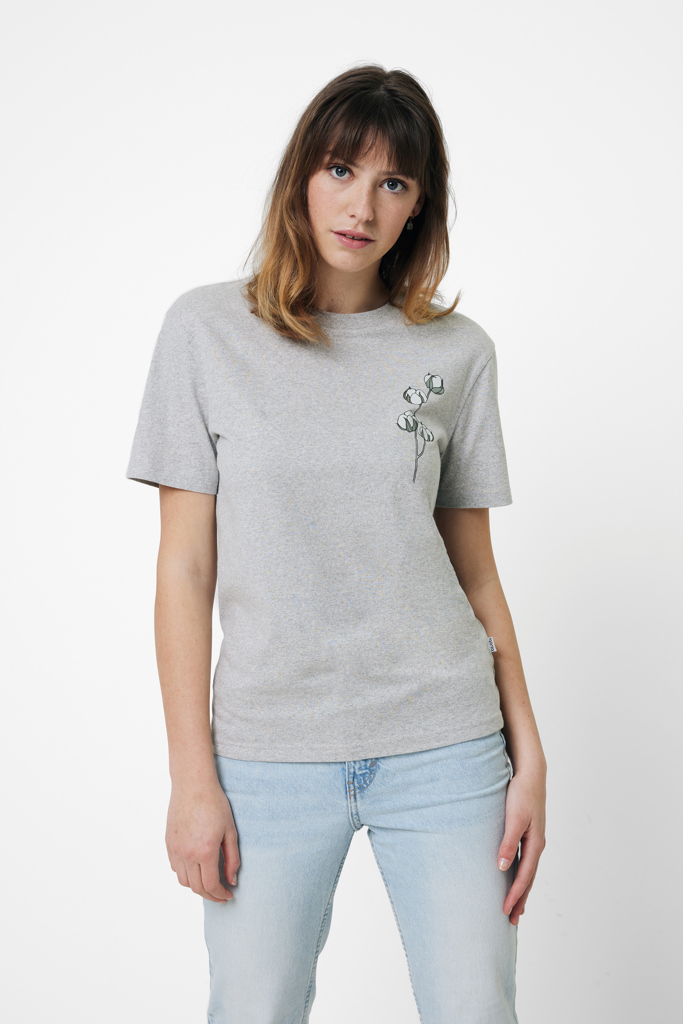 IQONIQ Manuel ungefärbtes T-Shirt aus recycelter Baumwolle