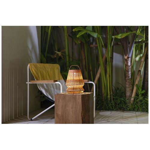 Originalhome Lampion tragbare Laterne aus recyceltem Material - ziegelstein