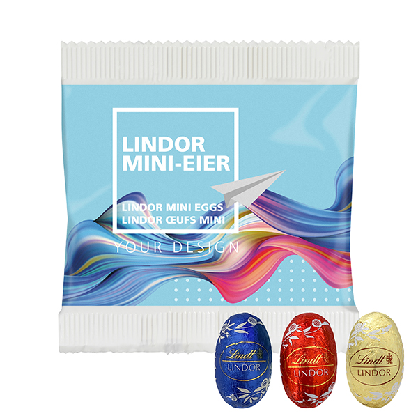 3er Lindor Mini Eier im Papiertütchen