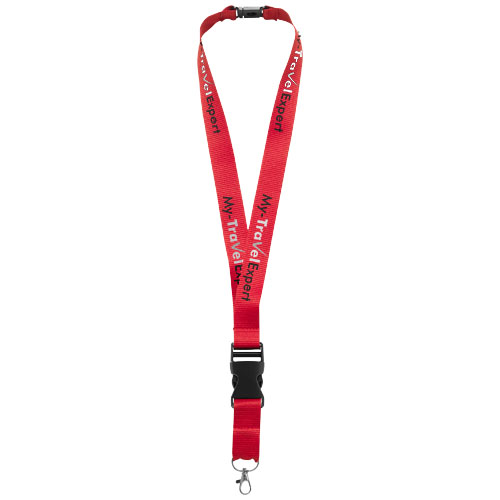 Yogi Lanyard mit Sicherheitsverschluss - rot