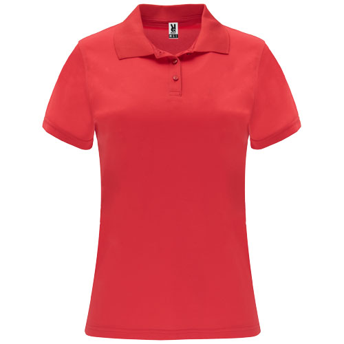 Monzha 150 g/m² Sport Poloshirt für Damen - rot / M