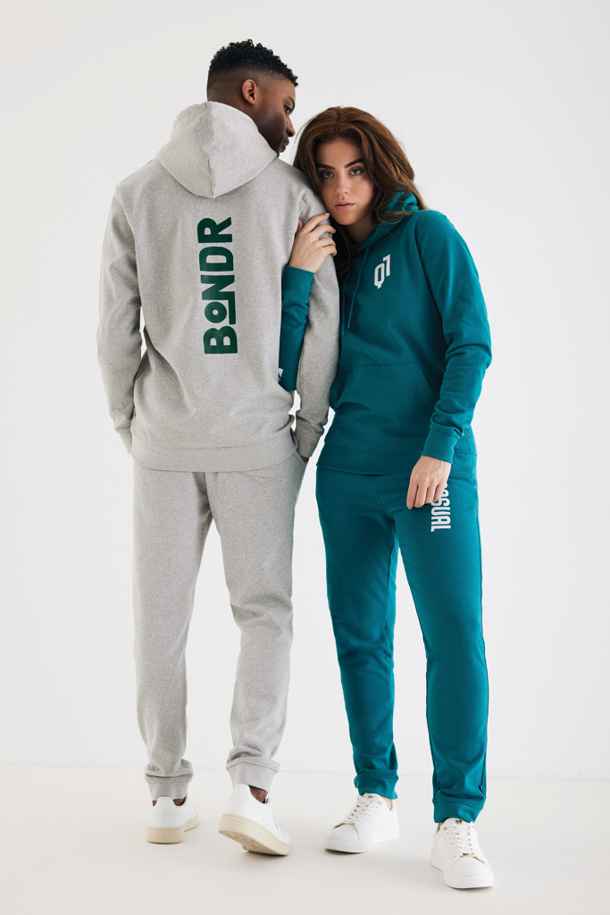 IQONIQ Torres ungefärbter Hoodie aus recycelter Baumwolle