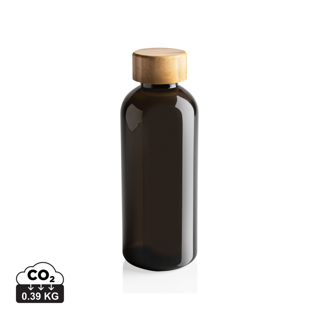 RCS rPET Flasche mit Bambus-Deckel