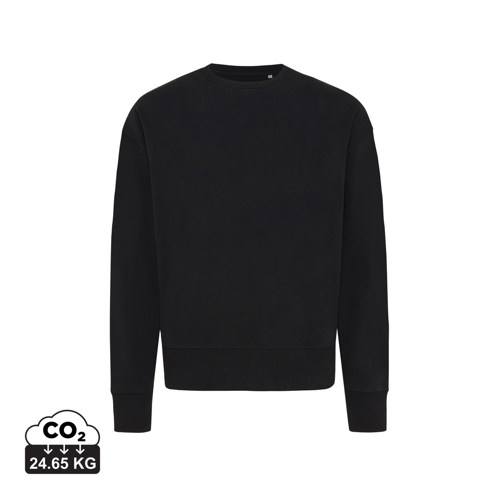 IQONIQ Kruger Relax-Rundhals-Sweater aus recycelt. Baumwolle