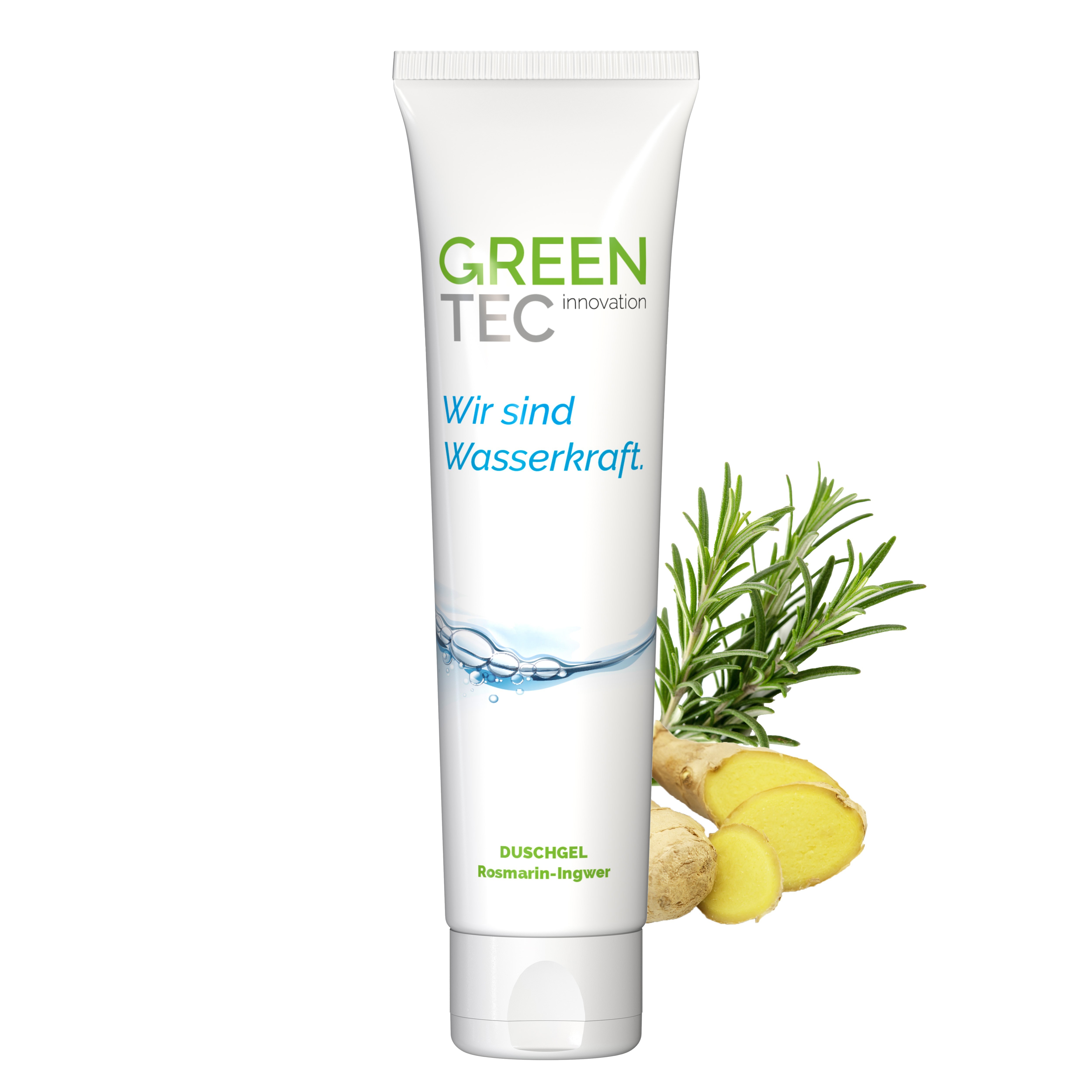 Duschgel Rosmarin-Ingwer, 100 ml Tube