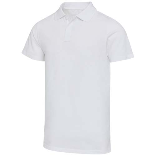 Graphite 180 g/m² Kurzärmeliges Poloshirt Bio Baumwolle (OCS), unisex - weiss / XS