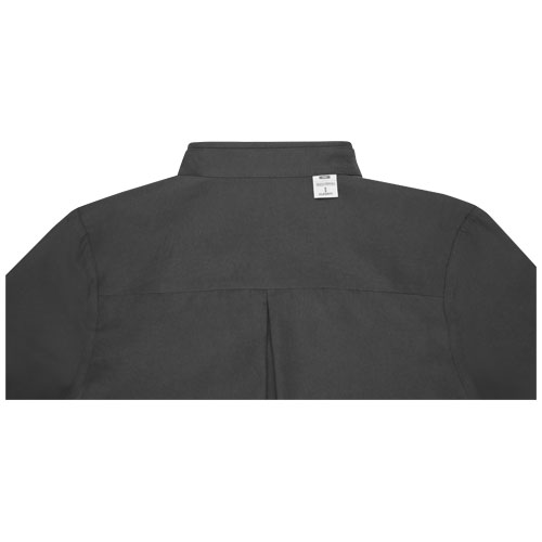 Pollux 130 g/m² Herrenhemd mit langen Ärmeln - storm grey / S