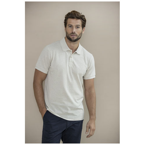 Emerald 200 g/m² Aware™ Polo Unisex aus recyceltem Material - weiss / XS
