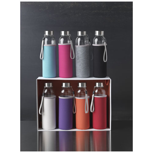 Bodhi 500 ml Glas-Sportflasche - weiss